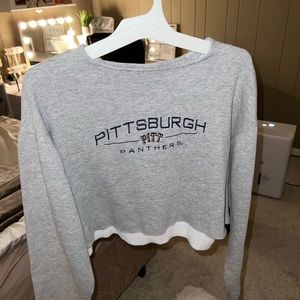 Vintage Pitt Cropped Sweatshirt/Pullover